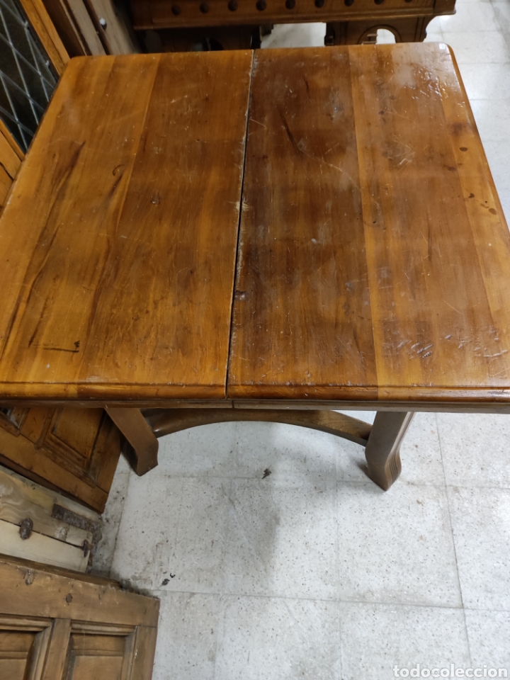 Antig&uuml;edades: Mesa de comedor de extensi&oacute;n - Foto 3