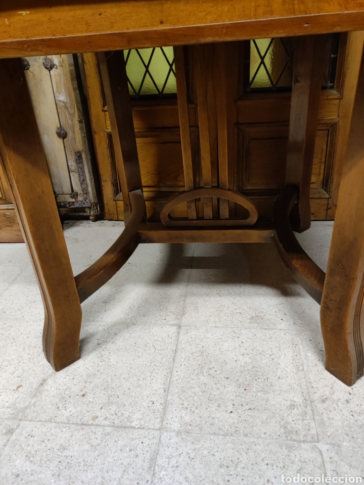 Antig&uuml;edades: Mesa de comedor de extensi&oacute;n - Foto 4