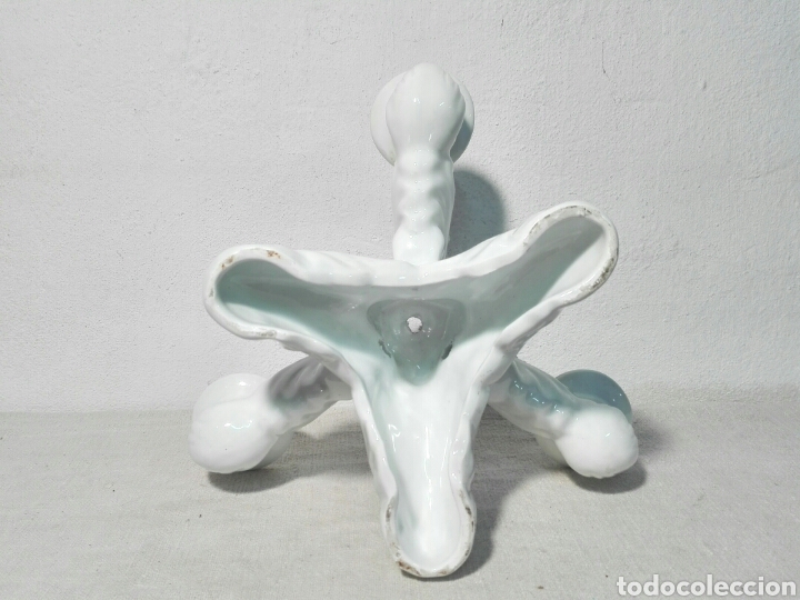 Antig&uuml;edades: CANDELABRO L&Aacute;MPARA MANISES - Foto 7
