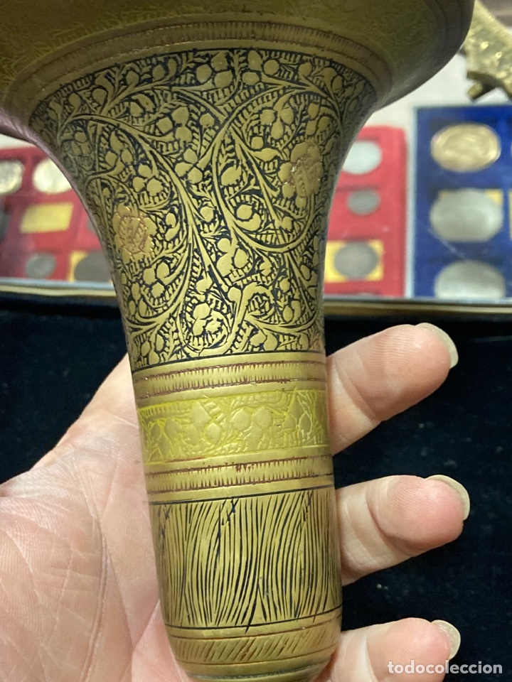 Antig&uuml;edades: Bonita copa o c&aacute;liz de bronce - Foto 4