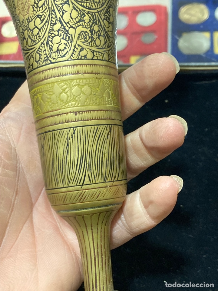 Antig&uuml;edades: Bonita copa o c&aacute;liz de bronce - Foto 5