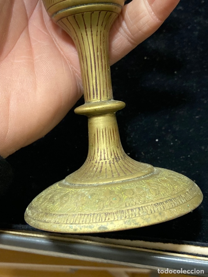 Antig&uuml;edades: Bonita copa o c&aacute;liz de bronce - Foto 6
