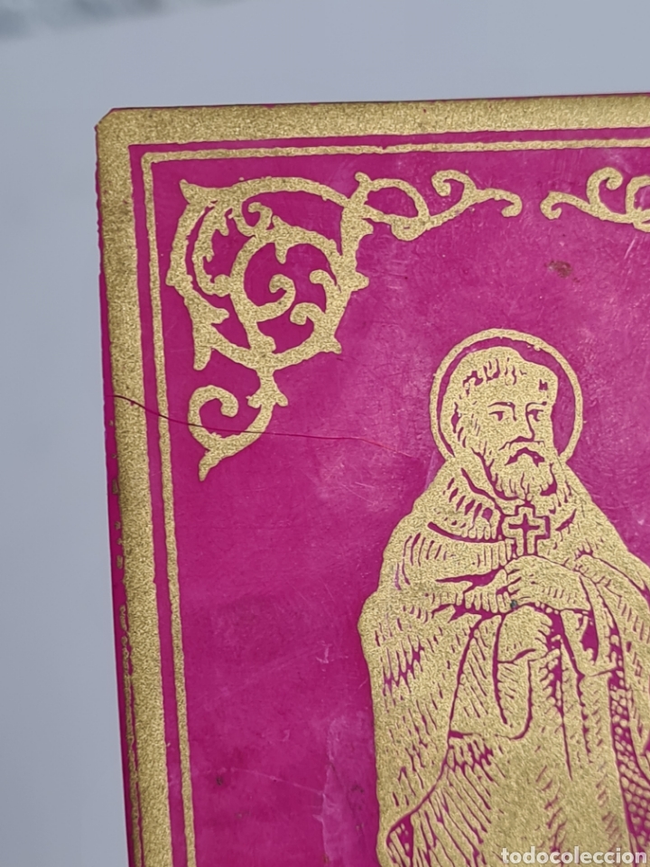 Antig&uuml;edades: 5 Estampas Religiosas de Celuloide publicidad Chocolate Evaristo Juncosa - Cromos - Foto 14
