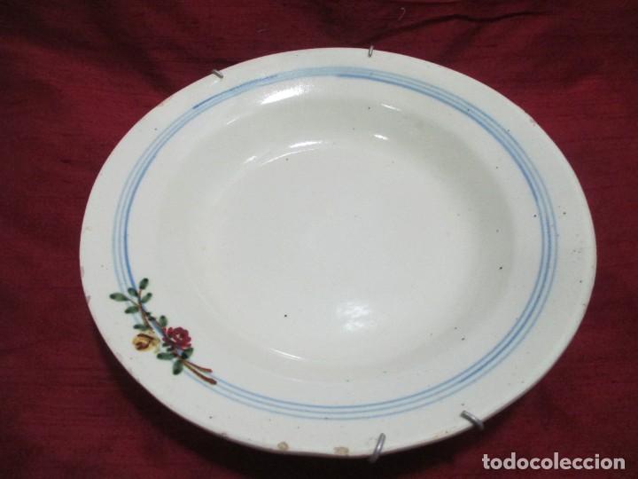 Antig&uuml;edades: ANTIGUO PLATO 22,5 CM DIAMETRO - Foto 4