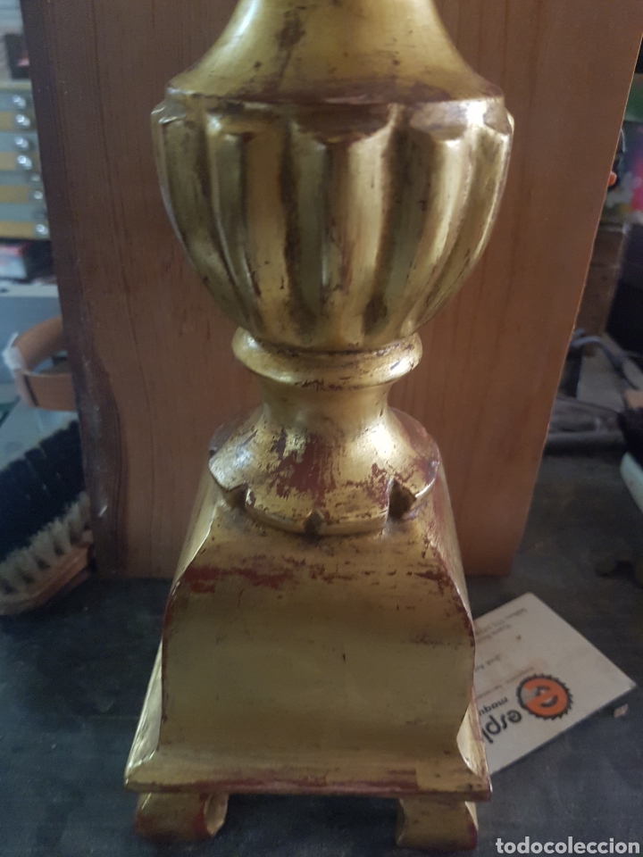 Antig&uuml;edades: candelabro en oro fino - Foto 2