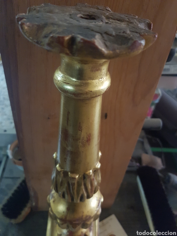Antig&uuml;edades: candelabro en oro fino - Foto 3