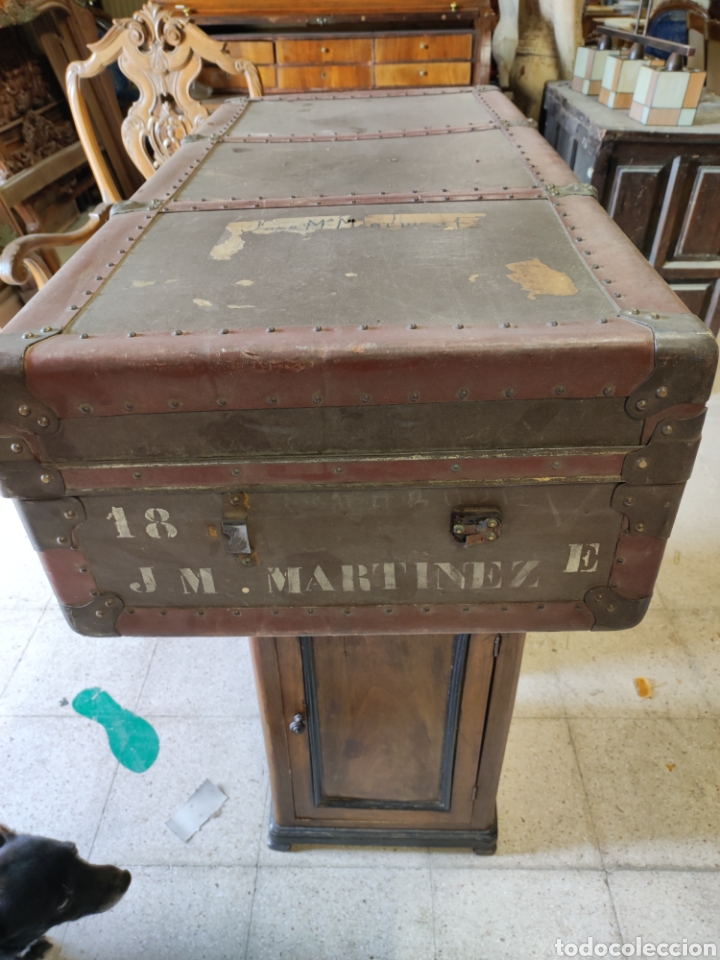 Antig&uuml;edades: Maleta antigua - Foto 2