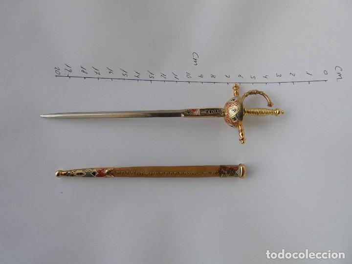 Antig&uuml;edades: ESPADA ABRECARTAS RECUERDO DE TOLEDO - Foto 2