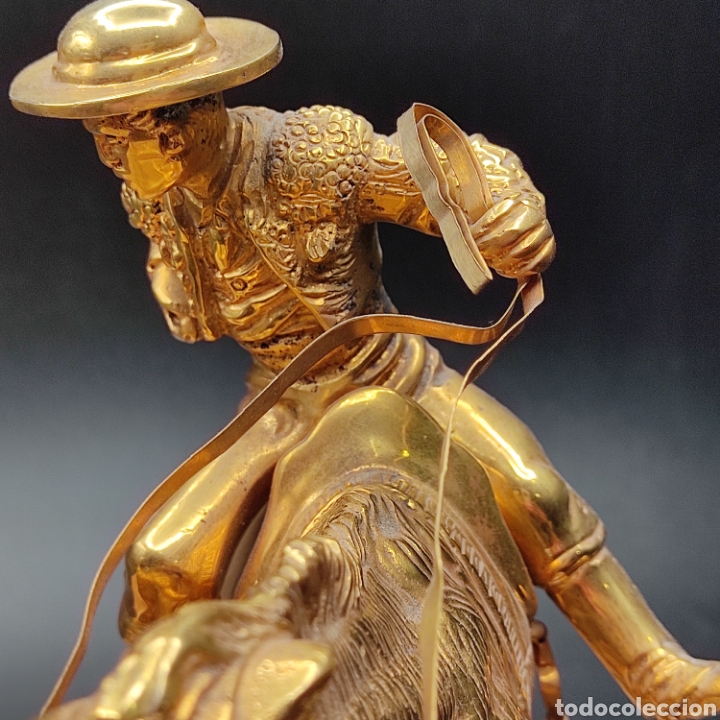 Antig&uuml;edades: ESCENA TAURINA EN BRONCE Y MARMOL - Foto 3