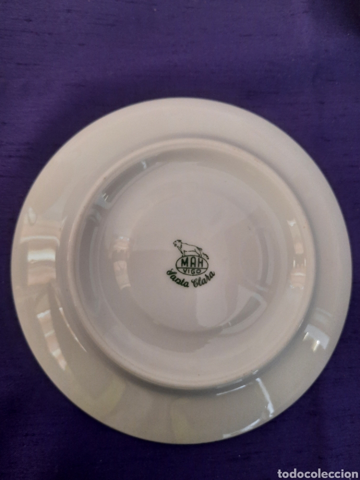 Antiguidades: Muy antiguo. Plato peque&ntilde;o porcelana Santa Clara