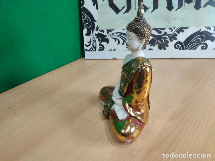 Antig&uuml;edades: ESPECIE DE BUDA MUY BONITO, no s&eacute; de qu&eacute; material echo. - Foto 5