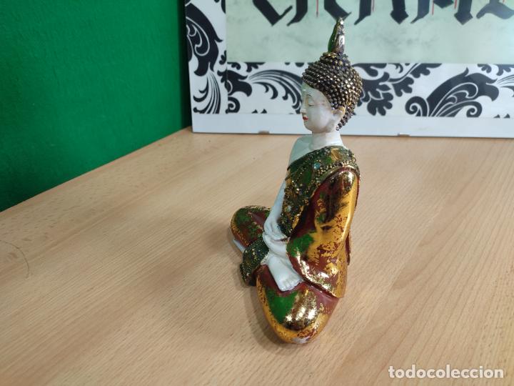 Antig&uuml;edades: ESPECIE DE BUDA MUY BONITO, no s&eacute; de qu&eacute; material echo. - Foto 6