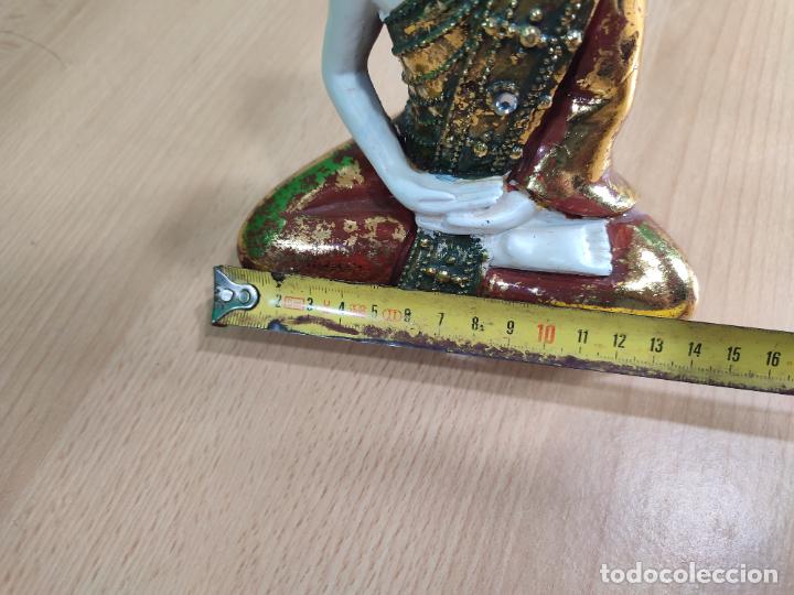 Antig&uuml;edades: ESPECIE DE BUDA MUY BONITO, no s&eacute; de qu&eacute; material echo. - Foto 7