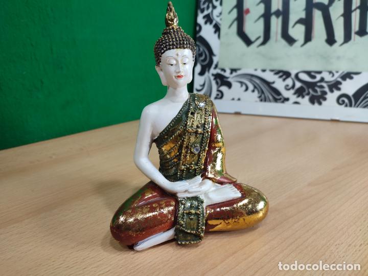 Antig&uuml;edades: ESPECIE DE BUDA MUY BONITO, no s&eacute; de qu&eacute; material echo. - Foto 8