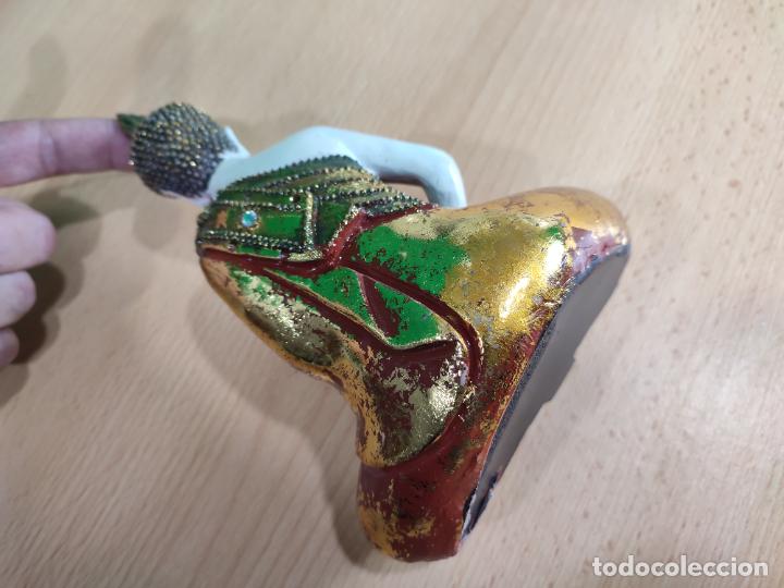Antig&uuml;edades: ESPECIE DE BUDA MUY BONITO, no s&eacute; de qu&eacute; material echo. - Foto 16