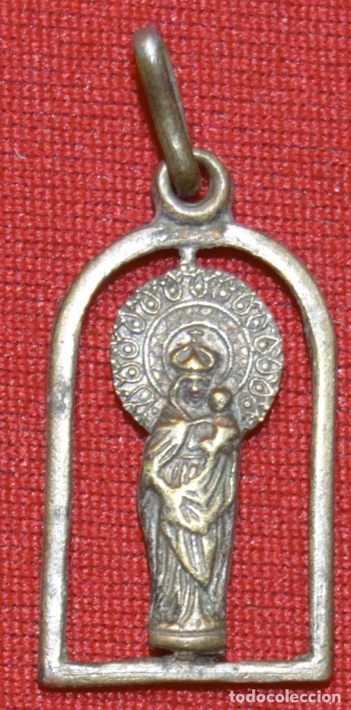 Antig&uuml;edades: Medalla religiosa de la Virgen Del Pilar - Foto 1