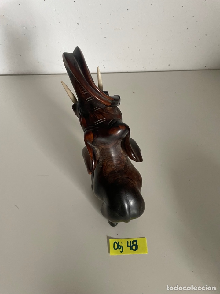 Antig&uuml;edades: Elegante madera tallada - Foto 3