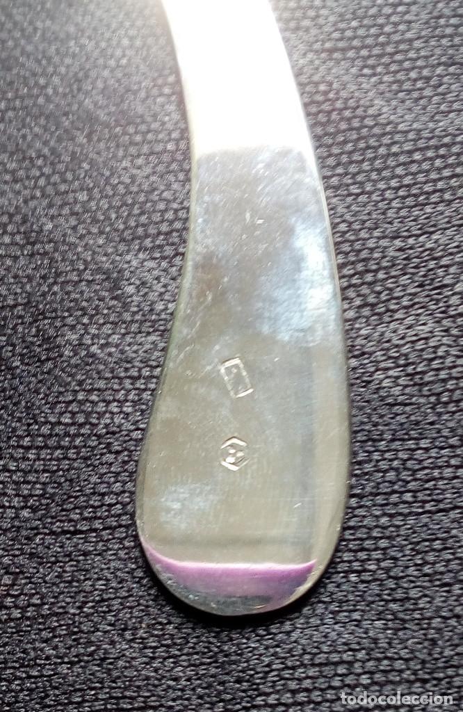Antig&uuml;edades: Cuchara bebe antiguo de plata - Foto 3