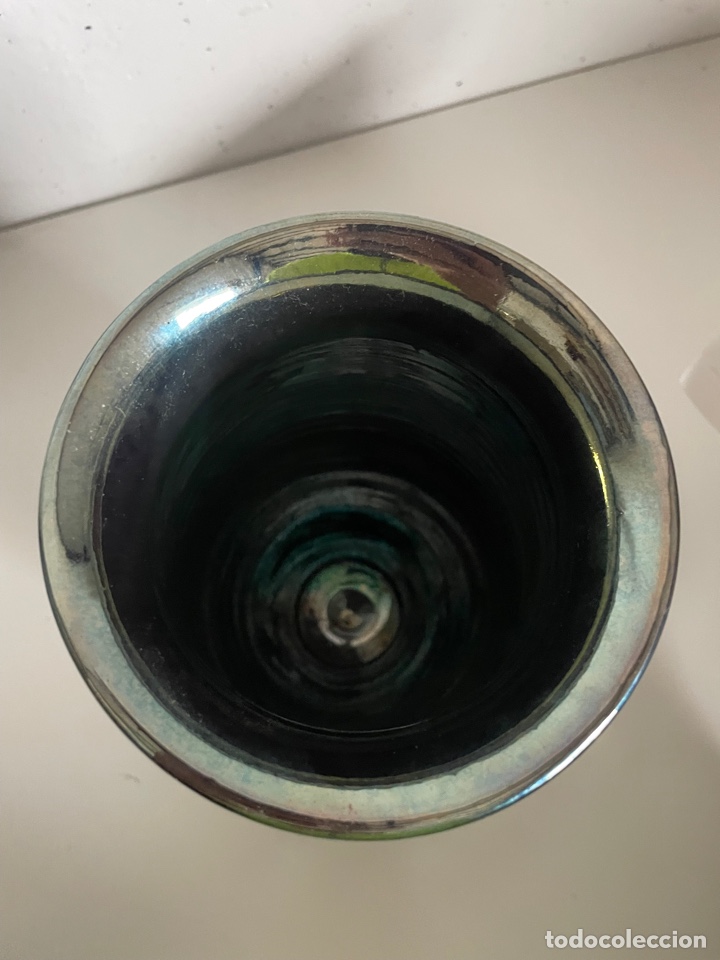 Antig&uuml;edades: Florero echo a mano - Foto 2