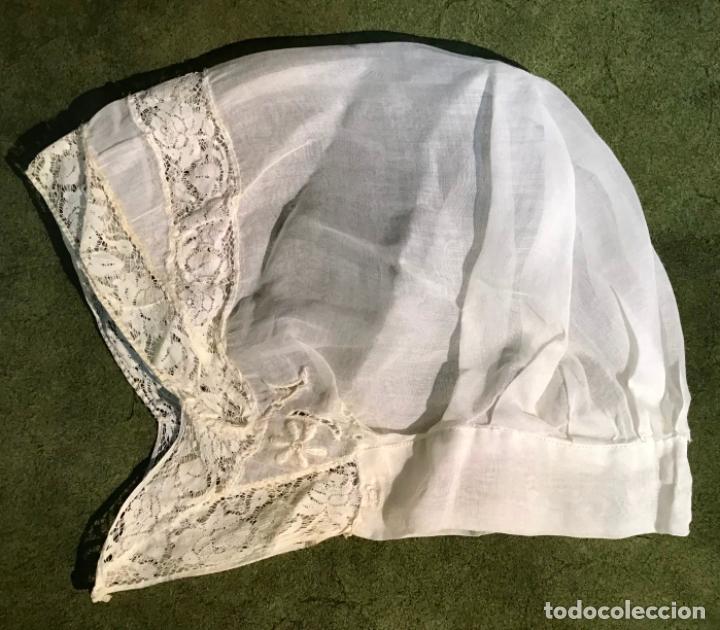 Antig&uuml;edades: ANTIGUO GORRO DE ENCAJE , S. XIX - Foto 4