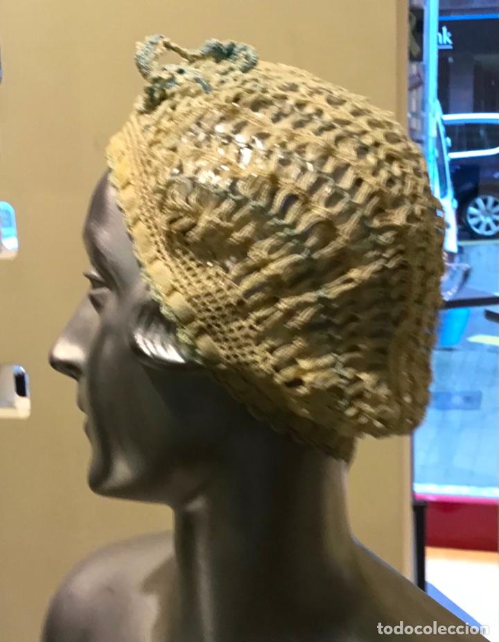 Antig&uuml;edades: ANTIGUO GORRO DE CROCHE, S XIX - Foto 2