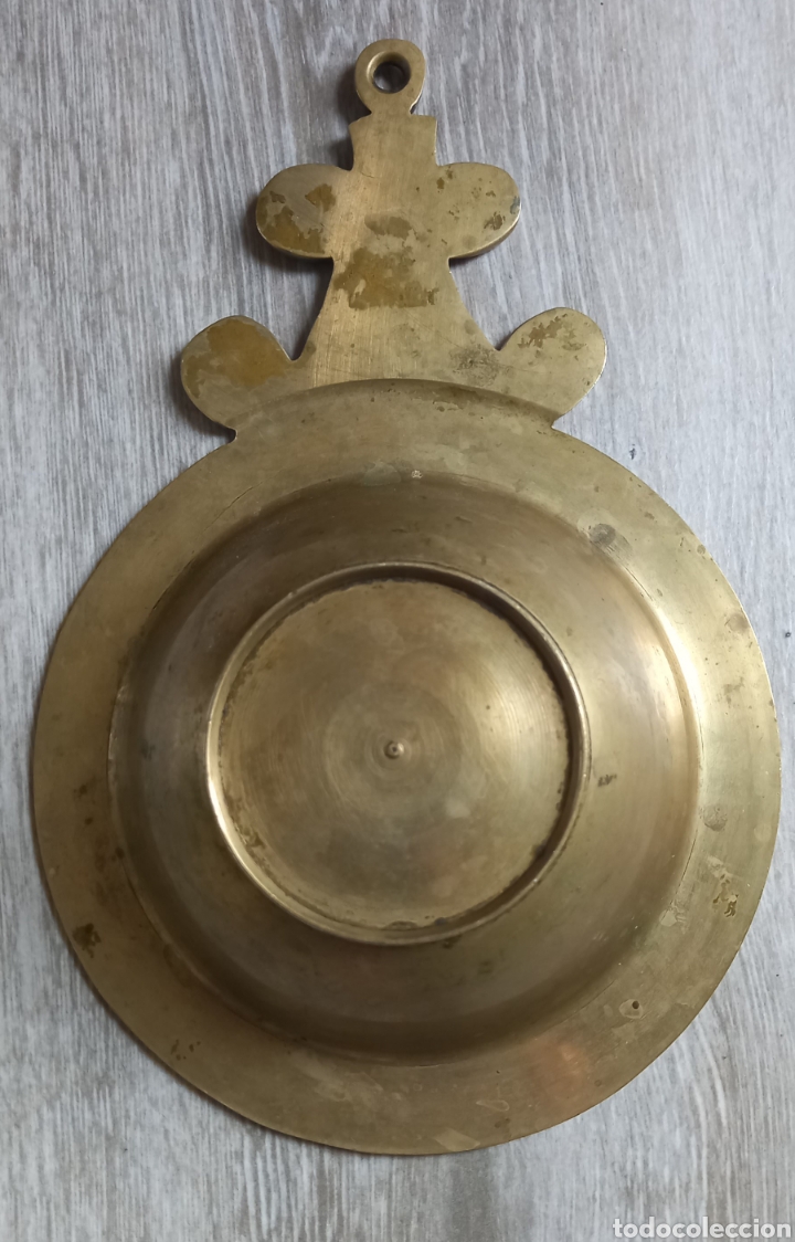 Antig&uuml;edades: Antigua escudilla de bronce - Foto 3