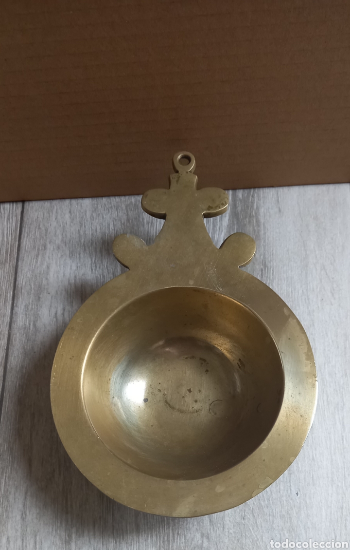 Antig&uuml;edades: Antigua escudilla de bronce - Foto 1