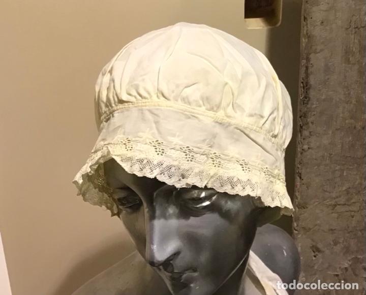 Antig&uuml;edades: GORRO DE ENCAJE, S. XIX - Foto 1