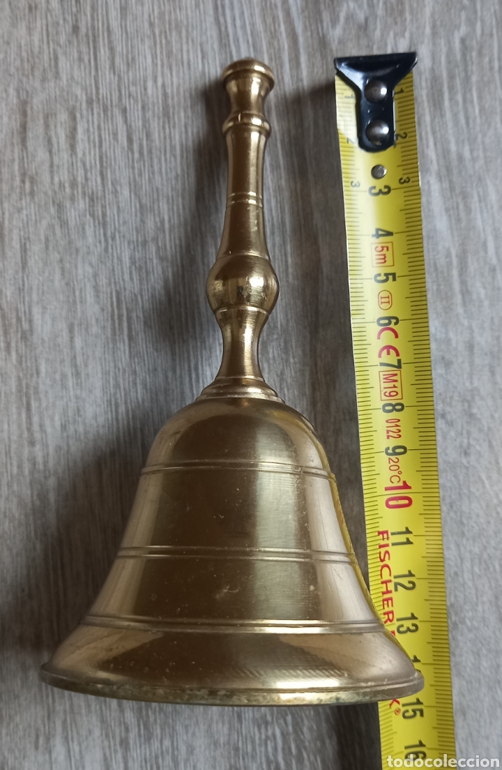 Antig&uuml;edades: Campanilla de bronce - Foto 2