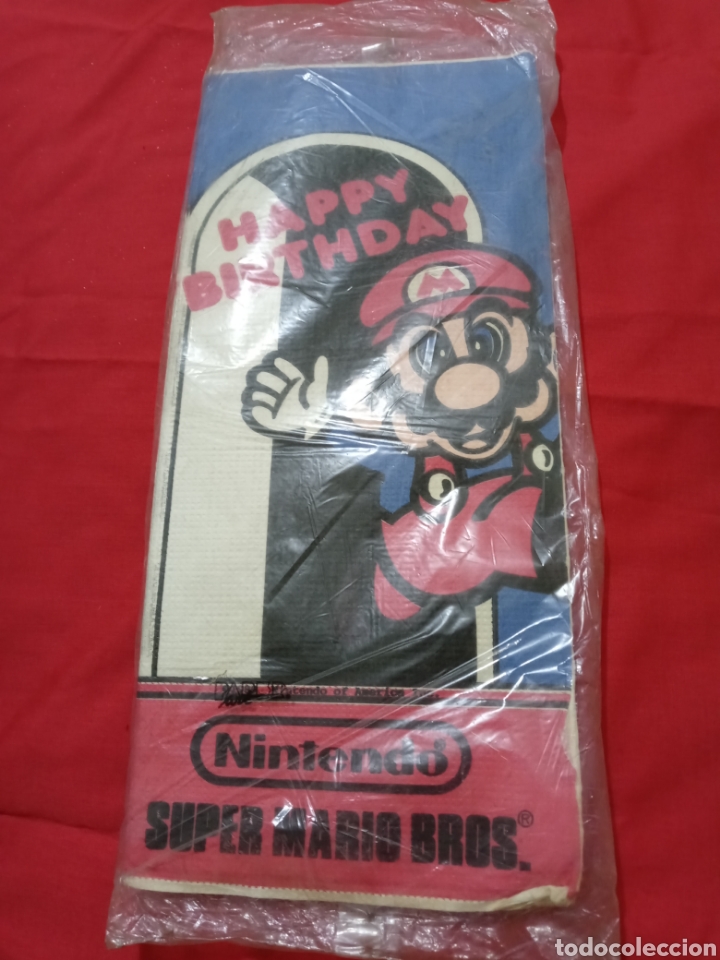Antig&uuml;edades: Mario bros.mantel de cumplea&ntilde;os 1989