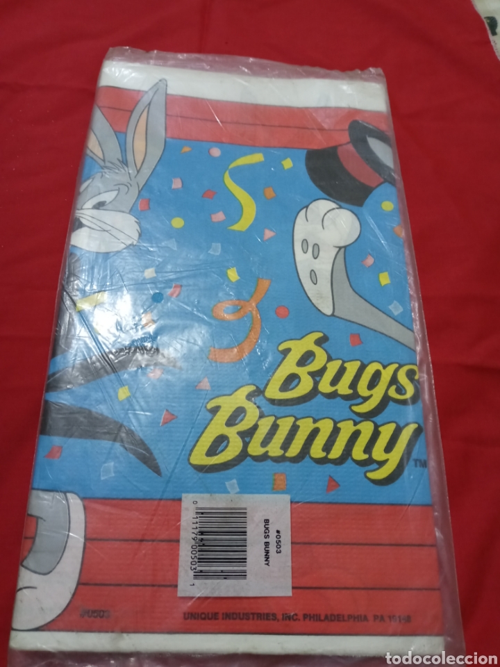 Antig&uuml;edades: Bugs bunny table cover 1989 - Foto 3