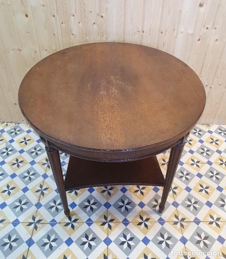 Antig&uuml;edades: MESA AUXILIAR MADERA - Foto 3
