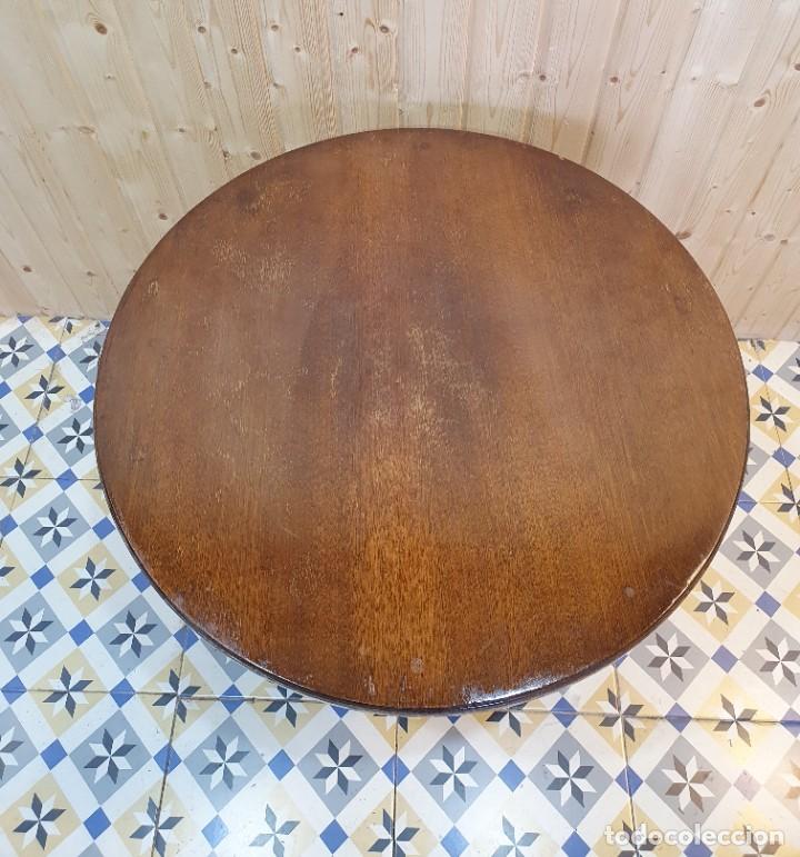 Antig&uuml;edades: MESA AUXILIAR MADERA - Foto 4