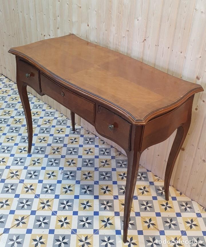 Antig&uuml;edades: ESCRITORIO DE CAOBA ESTILO LUIS XV - Foto 4