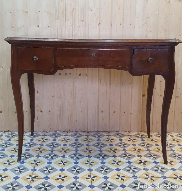 Antig&uuml;edades: ESCRITORIO DE CAOBA ESTILO LUIS XV - Foto 5