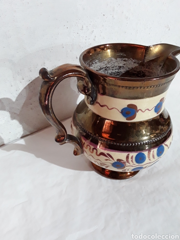 Antig&uuml;edades: Jarra de reflejo, bautizar,cristianar - Foto 3