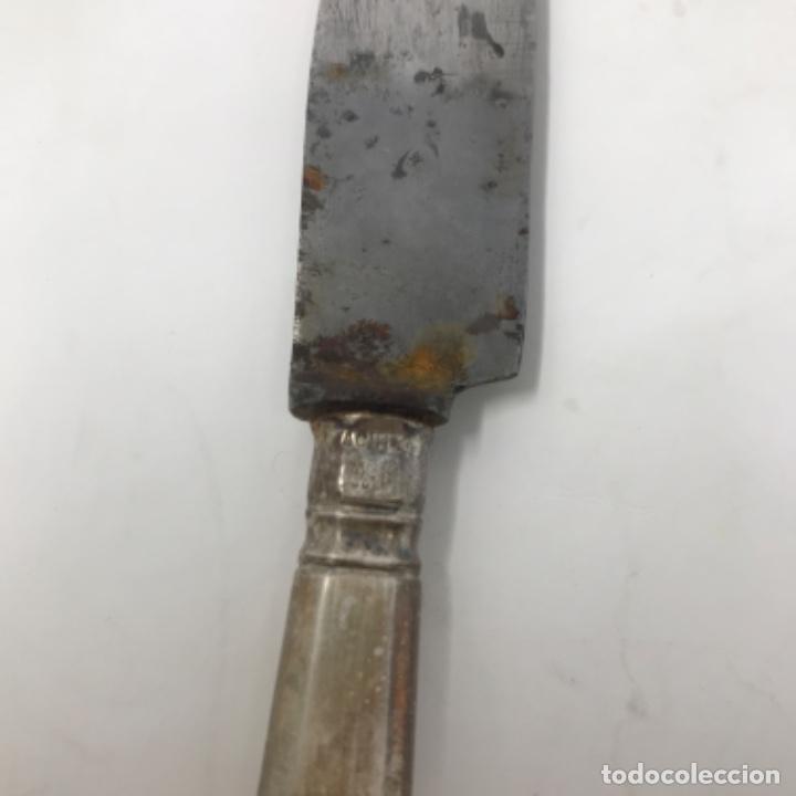 Antig&uuml;edades: Cuchillo plata Cast Steel - Foto 3