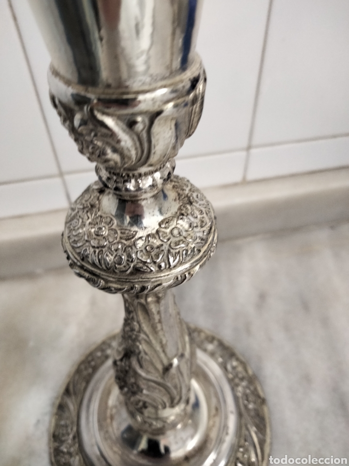 Antig&uuml;edades: CANDELEROS DE ALPACAR - Foto 5