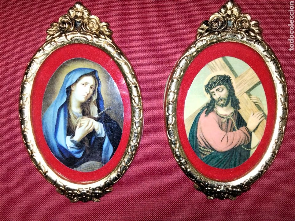 Antig&uuml;edades: ANTIGUA PAREJA DE MARCOS EN BRONCE - Foto 1