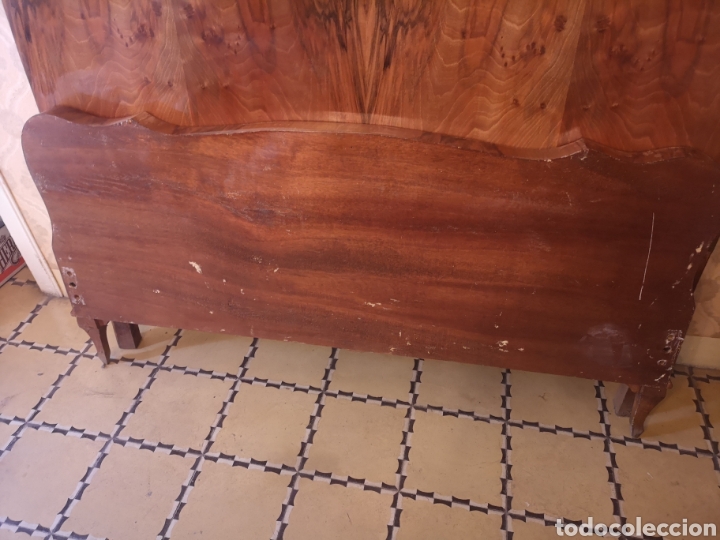 Antig&uuml;edades: Cabecero y pie cama madera - Foto 8