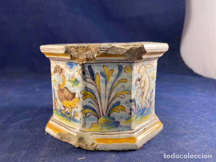 Antig&uuml;edades: Tintero de Talavera siglo XIX - Foto 3