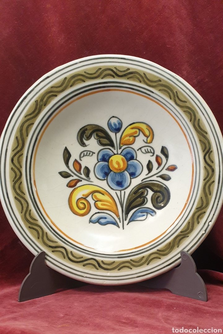 Antig&uuml;edades: Antiguo plato TALAVERA - Foto 1
