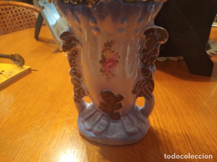 Antig&uuml;edades: Jarrones violeteros isabelinos en perfecto estado. - Foto 2