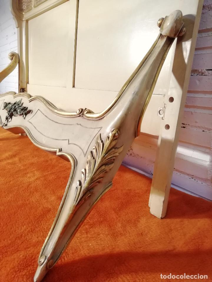 Antig&uuml;edades: 2 camas gemelas retro vintage de madera - Foto 5