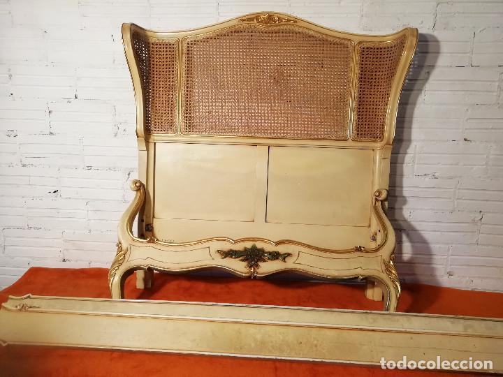 Antig&uuml;edades: 2 camas gemelas retro vintage de madera - Foto 6
