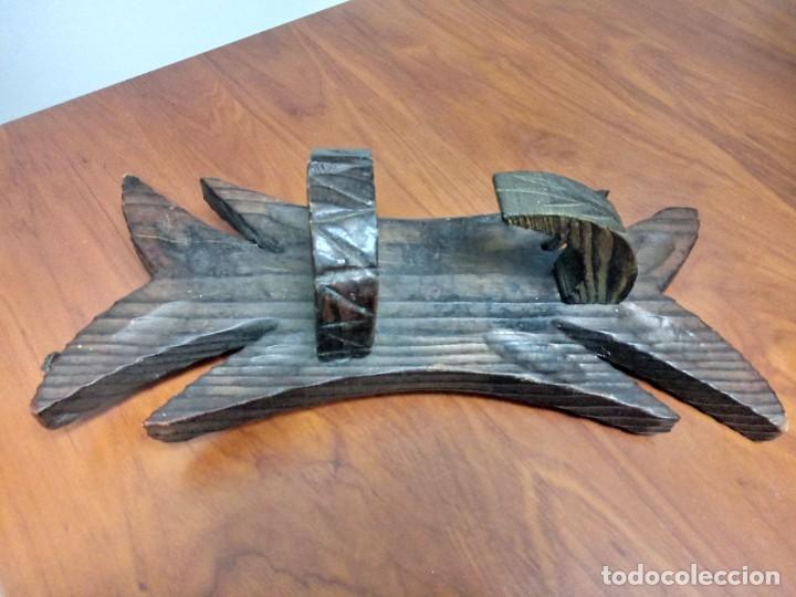Antig&uuml;edades: Porta cepillos antiguo - Foto 2