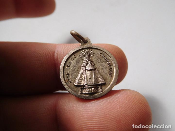 Antiguidades: Medalla antigua de plata N.S. de Guadalupe