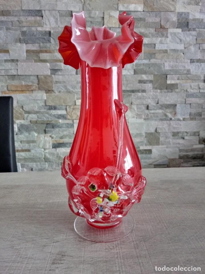 Antig&uuml;edades: Jarr&oacute;n de cristal de Murano - Foto 1
