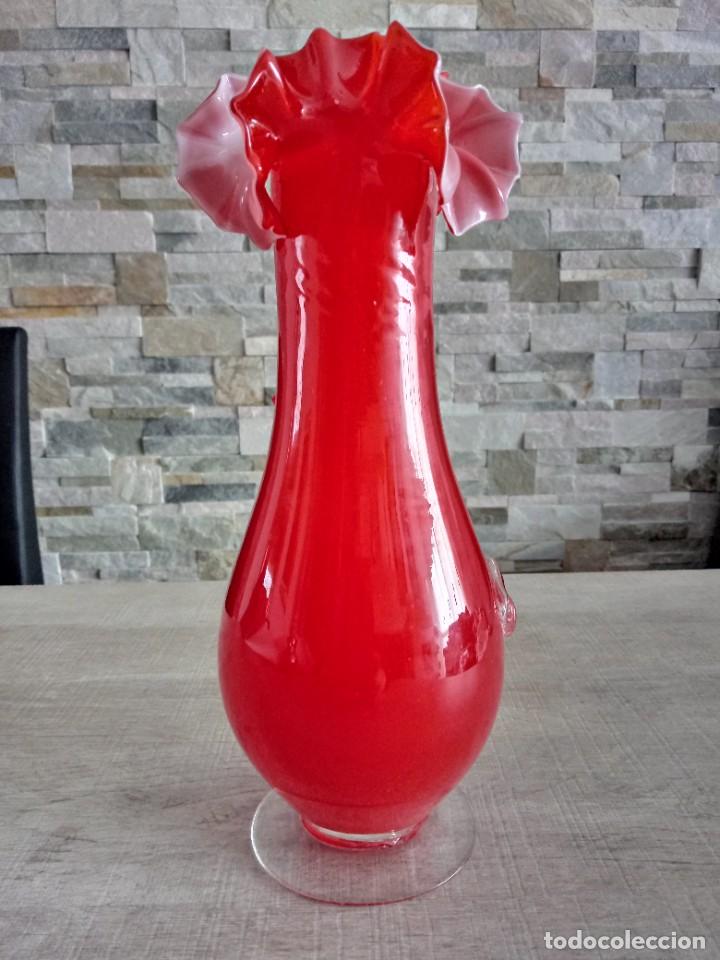 Antig&uuml;edades: Jarr&oacute;n de cristal de Murano - Foto 5