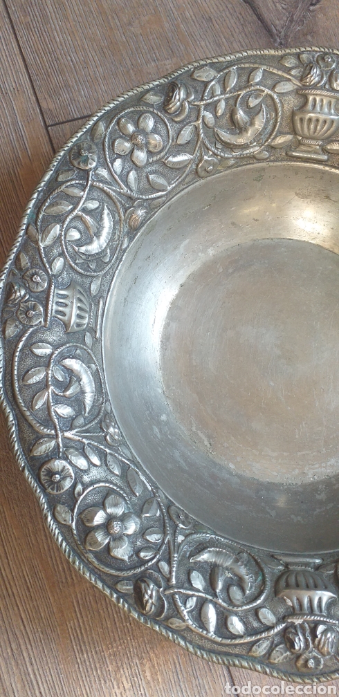 Antig&uuml;edades: Antiguo plato troquelado - Foto 3